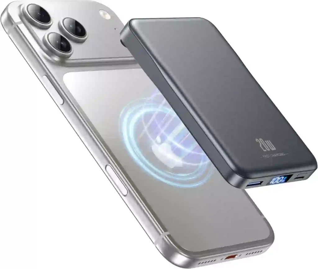 Slim Magnetic 5000mAh MagSafe Power Bank