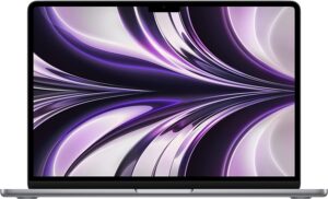Apple 2022 MacBook Air with Apple M2 Chip, 13-inch, 8GB RAM, 256GB SSD Storage - Space Gray (Renewed)