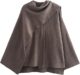 Kissonic Women Oversized Scarf Jacket – Knit Winter Shawl Coat